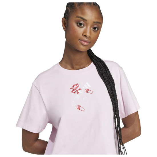 Adidas Γυναικεία κοντομάνικη μπλούζα Mini Graphic Tee